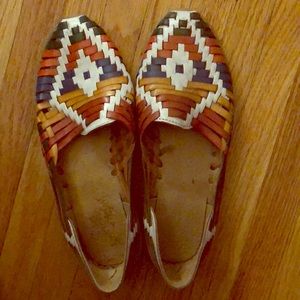Multicolored Huaraches Mexican Sandals